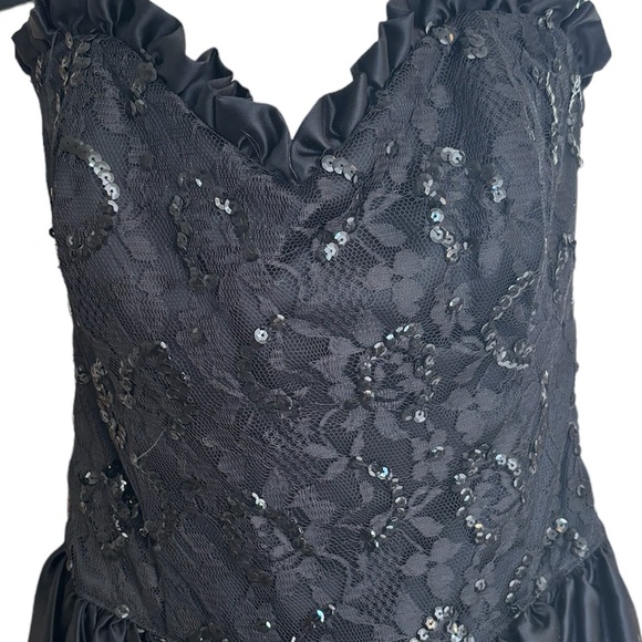 Gunne Sax Prom Dress Size 9 - Picture 5 of 11